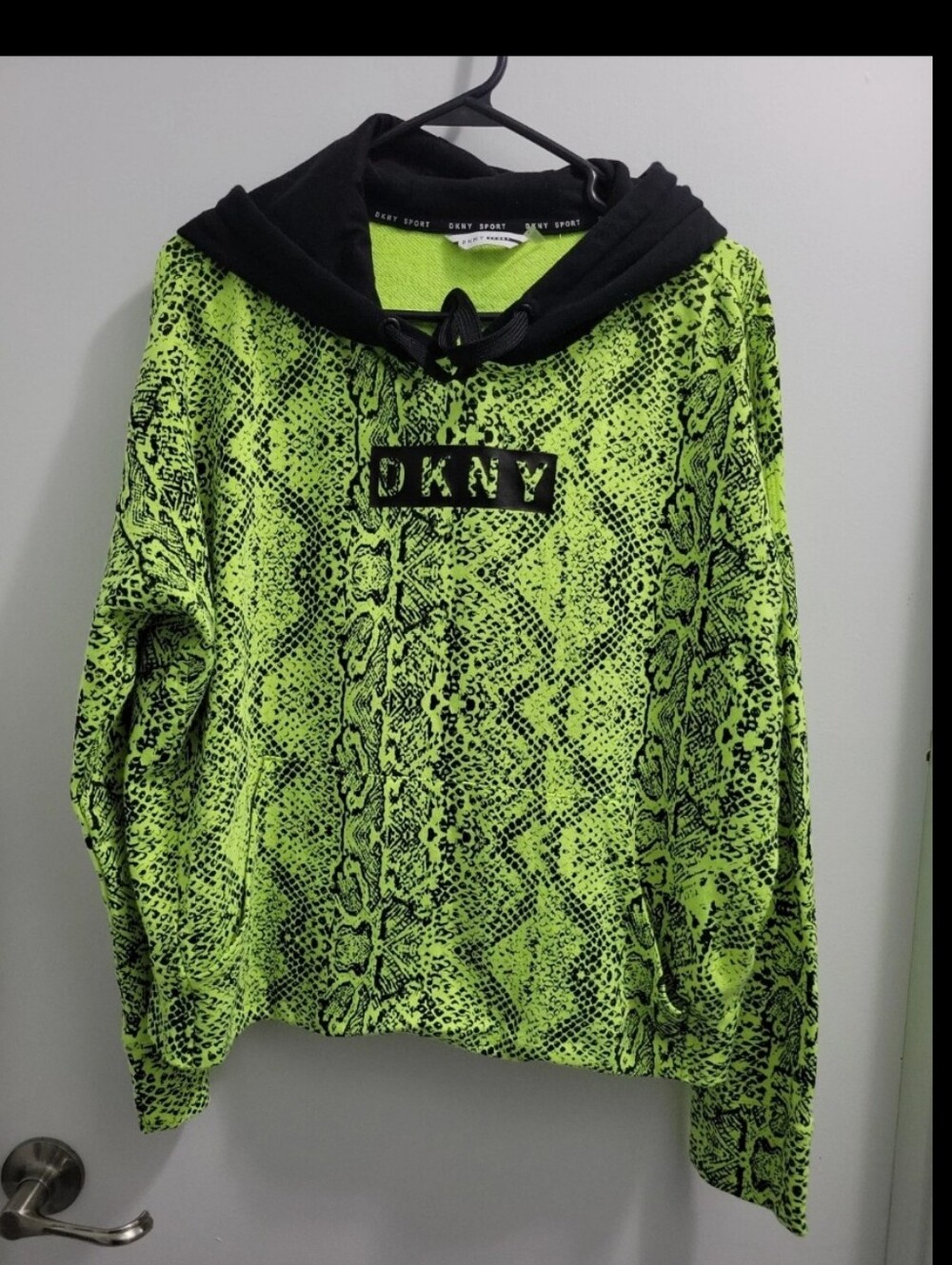 DKNY Sport Women's Snake-Print Hoodie